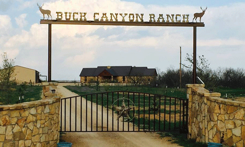 Buck Canyon Ranch entrance gate